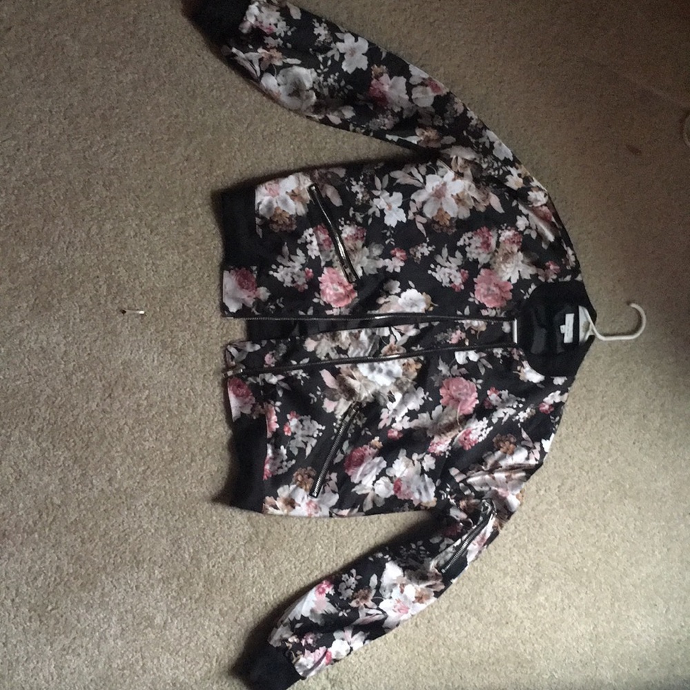 With Grace Floral Jacket